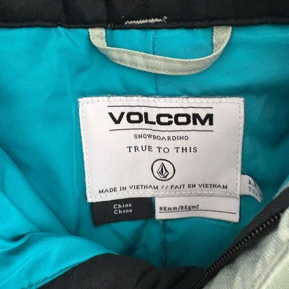 Volcom Frochickie Insulated Snowboard light green women’s Pants size XS - Picture 8 of 13